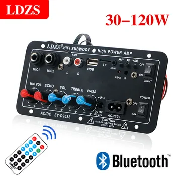 LDZS mplifier לוח 30-120W Bluetooth מגבר USB TF רדיו FM נגן אודיו סאב DIY עבור מכונית משאית קרוואן קרוואן
