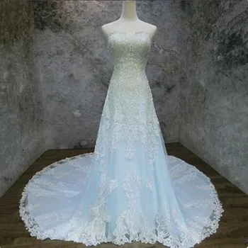 מקסים מתוקה אפליקציה תחרה חרוזים וינטאג ' כלה שמלת כלה נסיכת שמלות חתונה הודו בהזמנה אישית 2021 חדש