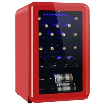 מקרר יין בראש הטבלה עצמאי היינות בקרת טמפרטורה דיגיטלית הגנת UV עומס מרבי 24 בקבוקים סטנדרטי