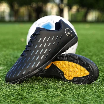 מסי איכותי עמיד כדורגל נעליים הסיטוניים Futsal נעלי ספורט קל משקל נוח הכשרה חברה נעלי כדורגל בגדלים 32-45