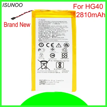 ISUNOO 2810mAh HG40 סוללה עבור Motorola Moto G5 בנוסף החכם סוללה