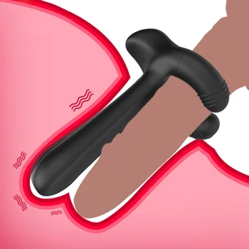 רטט דילדו לנשים הפטמה הדגדגן לגירוי הדגדגן הנשי מאונן צעצועי מין עבור פין נעילת טבעת Vibrartor צעצועי סקס