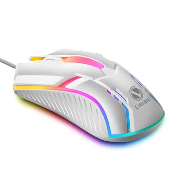 מלונות S1 מאוס קווי RGB LED Backlit משחקים עכבר מקלדת ארגונומיים לתכנות גיימר עכברים מחשב מותאם אישית עכבר המשחקים