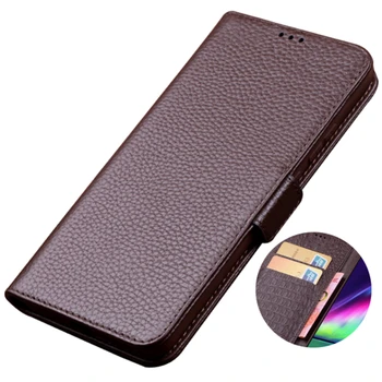 עור אמיתי מגנטי קליפ הארנק טלפון התיק לxiaomi פוקו X3 GT/Xiaomi פוקו X3 NFC/Xiaomi פוקו X3 כיסוי Flip רגלית