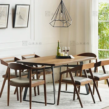 יצירתי מינימליסטי עץ הכיסא Nordic Lounge המשרד נוח עיצוב כיסאות בחדר האוכל מתקדמים למבוגרים Mueblesa רהיטים