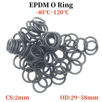 30pcs EPDM או טבעת איטום אטם CS 2 מ 