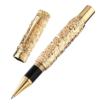 Jinhao זהב מתכת עט כדורי יוקרתי משובח אוסף ג ' ל עטים עסקים משרד מכשירי כתיבה, מתנות אספקה