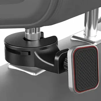 360 סיבוב מגנטי הרכב תיק ווים הוק עם טלפון נייד סוגר מגנטי מושך הרכב מושב אחורי סוגר