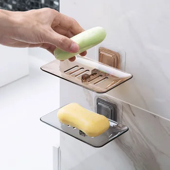 יצירתי, קיר רכוב סבון כלים אגרוף-בחינם מגירה ניקוז בעל מטבח ספוג תיבת אחסון השירותים ארגונית מדפים מתלה