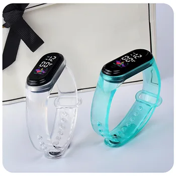 שעון לנשים אלקטרוניים LED דיגיטלי נשים שעונים האופנה מזדמן פשוטה סיליקון נקבה לצפות Montre פאטאל Zegarek Damski
