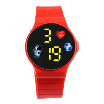 אופנה שעון דיגיטלי יישום רחב אלקטרונית השעון עמיד למים המספר תצוגת LED אסטרונאוט אלקטרוני לצפות תצוגת התאריך