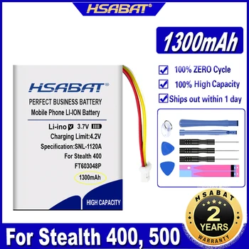 HSABAT קיבולת גבוהה 1300mAh סוללה עבור התגנבות 400, 500 סוללות