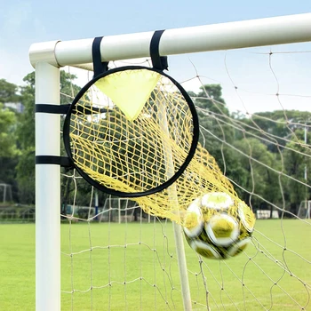 אימון כדורגל יעד לירי כדורגל המטרה המטרה נטו נוער בעיטה חופשית תרגול ירי נטו כדורגל Topshot Scanning TopBins אימון
