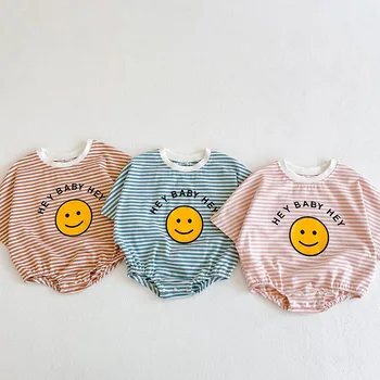 Startist הקיץ התינוק Bodysuits בנות סרבלים תינוק בנים פסים חתיכה אחת היילוד בגדים