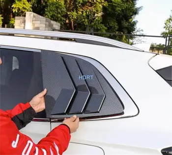 המכונית סטיילינג הגוף קישוט אחורי משולש תריסי חלון כיסוי לקצץ מסגרת אביזרים חיצוניים מדבקה על הונדה CR-V CRV 2023 +