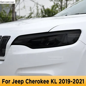 עבור ג 'יפ צ' ירוקי KL 2019-2021 המכונית חיצוני פנס Anti-scratch בחזית המנורה גוון TPU סרט מגן תיקון אביזרים