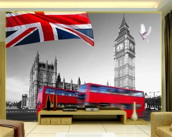 3DBEIBEHANG טפט מותאם אישית 3D ציורי קיר אירופה לונדון street view טלוויזיה קישוט רקע נייר קיר ציור קיר טפט 3d
