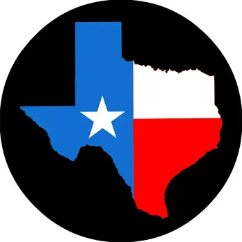 כיסוי צמיג מרכז טקסס דגל צמיג רזרבי הכיסוי (בחר הצמיג גודל/בחזרה מצלמה פתיחת תפריט) בגודל מותאם אישית לכל גורם מודל