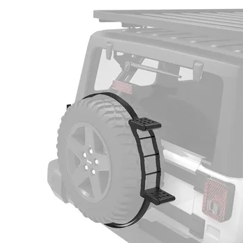 נייד צמיג רזרבי שלב גלגל רזרבי דוושת סולמות, מדרגות, מחוץ לכביש רכב פדאלים. מתאים מכוניות שונות
