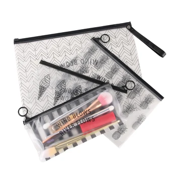 1PC נייד חדש מברשת תיק CosmeticTools עיפרון עט תיק תיק נקי לפצות כיס רוכסן רחצה בעל אחסון איפור ערכת כלי