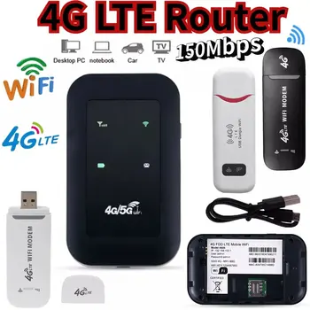 4G LTE נתב WiFi מהדר מגבר אות הרשת הרחבה מתאם 150Mbps 3G/4G כרטיס ה SIM-חריץ הרחבה המודם נתב Dongle