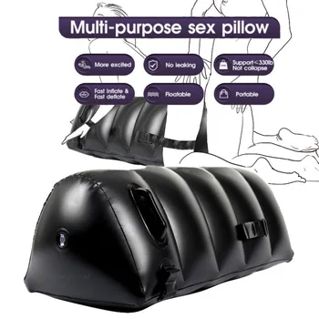 2023 סקס חדשה רהיטים למבוגרים מתנפחים ספה סקס בעמדה נוטה לקשור משטח המיטה מחייב הגוף תמיכה מזרן אוויר לפוצץ כרית טריז