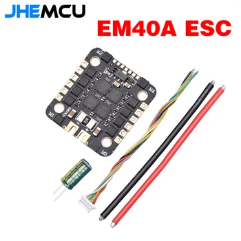JHEMCU EM40A 40A BLheli_S 4in1 Brushless ESC 2-6S DShot600 חור מרחק 20mm / M3 עבור RC FPV מירוץ Quadcopter חלקים