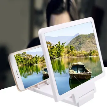 3D טלפון נייד מסך זכוכית מגדלת וידאו באיכות HD, מגבר נייד טלפון בעל נגד קרינה אובדן ראייה מתקפל בעל טלפון
