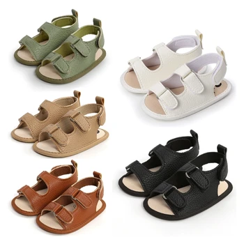 Y55B תינוק סנדל נעלי תינוק 0-2Y פעוטות אופנה קיץ תינוק נעלי פיפ-טו סנדל