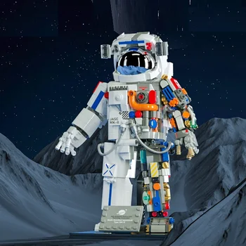 אסטרונאוט אסטרונאוט קישוט למבוגרים הלחץ צעצוע ילדים פאזל קטן חלקיקים בניין חג המולד מתנות חג