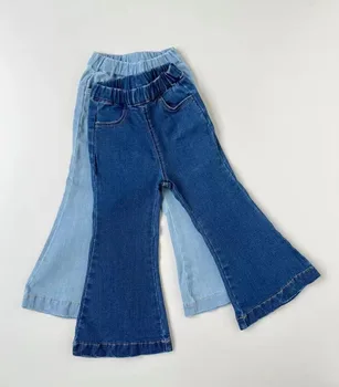 ג 'ני&דייב 2023 יפנית תכליתי אוסף 2 צבע של בנות באיכות גבוהה אלסטי נור ג' ינס לנערות