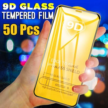 100pcs 9D זכוכית מחוסמת מלא דבק לכסות את סרט מגן מסך השומר על LG K92 K62 בנוסף K52 K42 K22 K71 K61 K51S K41S Q52 Q61