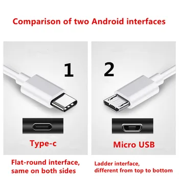 30cm100PCS הסיטוניים קצר כבל מיקרו USB מסוג C טלפון נייד כבלי טעינה מהירה USB כבל מתאם עבור iPhone סמסונג Huawei
