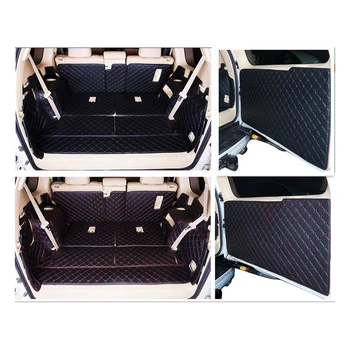 סט מלא המטען מחצלות & הדלת האחורית מחצלת על טויוטה לנד קרוזר פראדו 150 7 מושבים -2010 אוניית מטען אתחול שטיחים