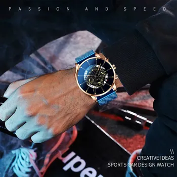 2022 מינימליסטי גברים אופנה אולטרה דק שעונים אנשים פשוטים עסקים נירוסטה רשת חגורת קוורץ שעונים Relogio Masculino