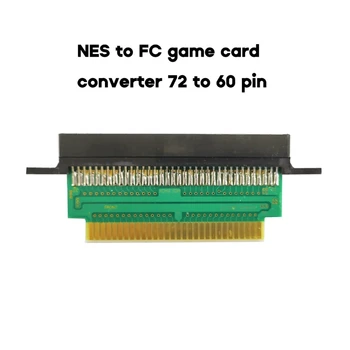 1PC החלפת 72 Pin כדי 60Pin חריץ כרטיס מתאם ממיר עבור F-C מסוף מערכת FC בנס ממיר