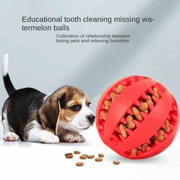 צעצועים לחיות מחמד עבור כלבים – גומי אלסטי הכדור על חריקת שיניים, הפחתת לחץ גור חידוש צעצועים לכלב ניתנת להריסה אביזרים