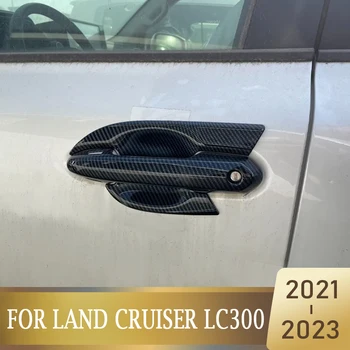 עבור טויוטה לנד קרוזר LC300 300 2021-2023 דלת המכונית להתמודד עם מכסה קערת עיצוב מדבקה עיצוב אביזרים